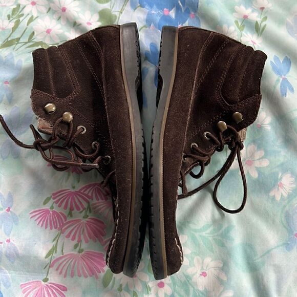 Bass Suede Riely Soft Hiking Lace Up Hiking Boots - Picture 2 of 10